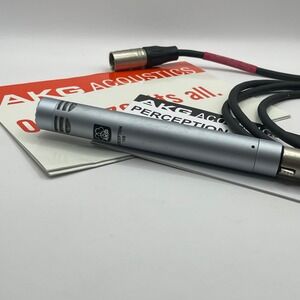 AKG Perception 150 Small Diaphragm Condenser Microphone with XLR Cable & Manual